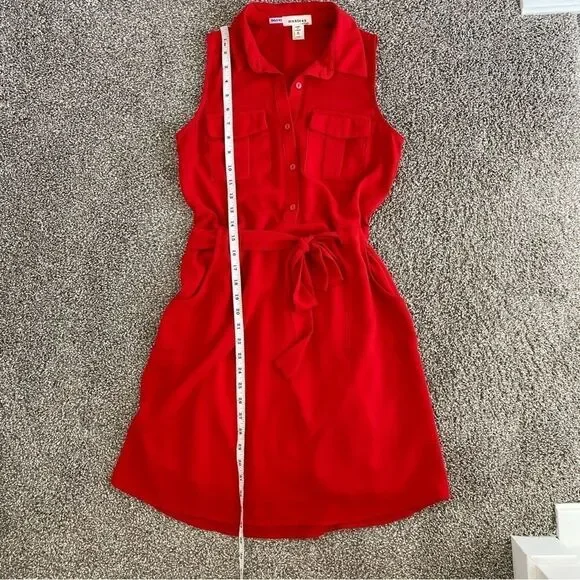 MONTEAU | sleeveless belted dress - Picture 10 of 10